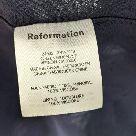 Reformation Fulton Dress Princess Margaret - Size 4 - Picture 9 of 10